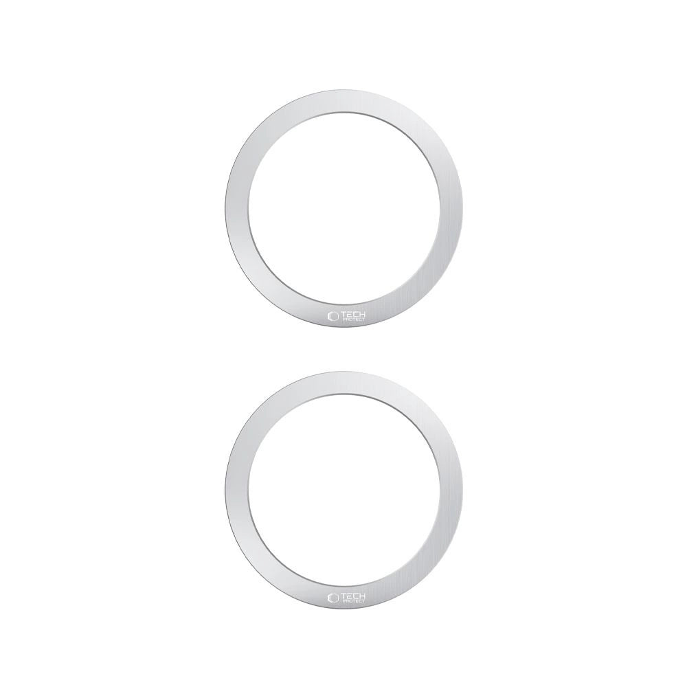 Tech-Protect MMP-110 2in1 MagSafe Ring - Sølv / Sølv