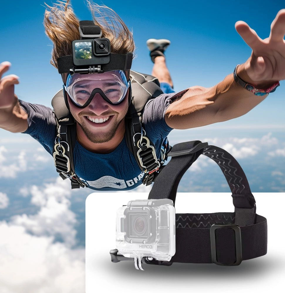 Tech-Protect GA100 Head Mount for GoPro / DJI - Black