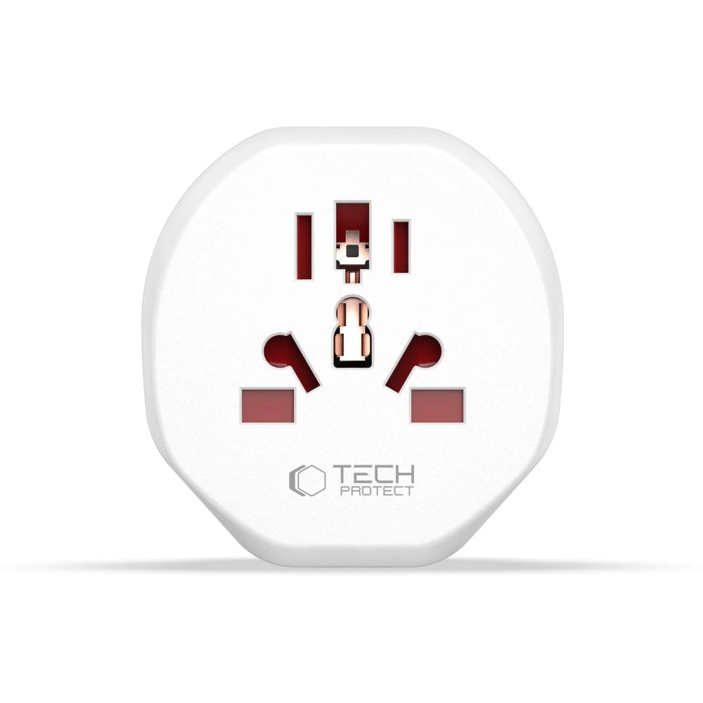 Tech-Protect Universal Travel Adapter to EU - white