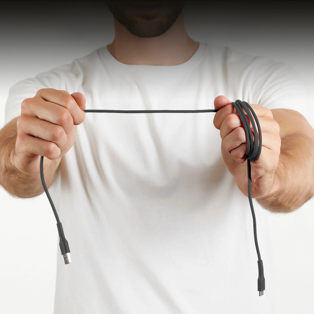 SBS TECLEMICROC15K USB-A - USB-C Kabel 1,5 m - sort