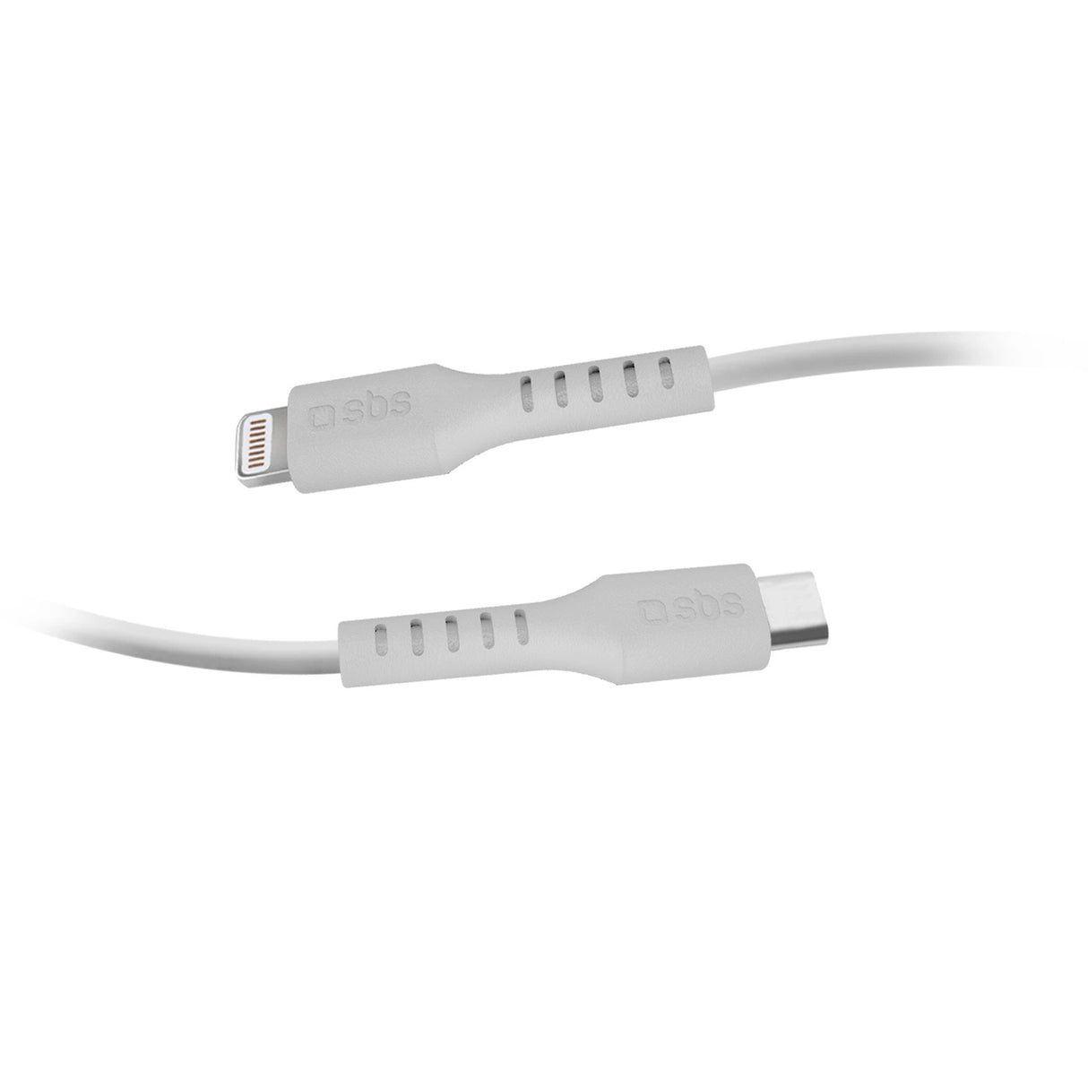SBS TECABLELIGTC2W USB-C - Lightning Cable 2 m - Hvid