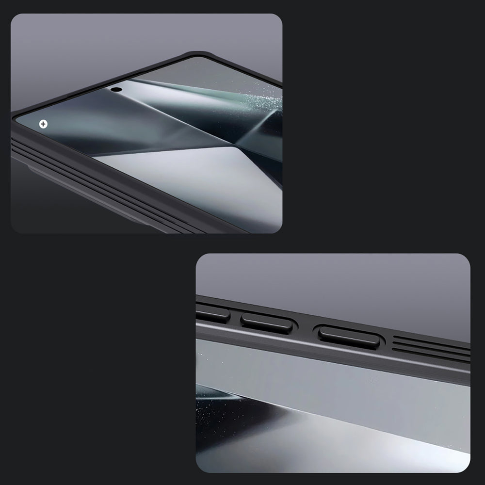 Nillkin CamShield Pro Case til Samsung S25 Ultra med kameraomslag - sort