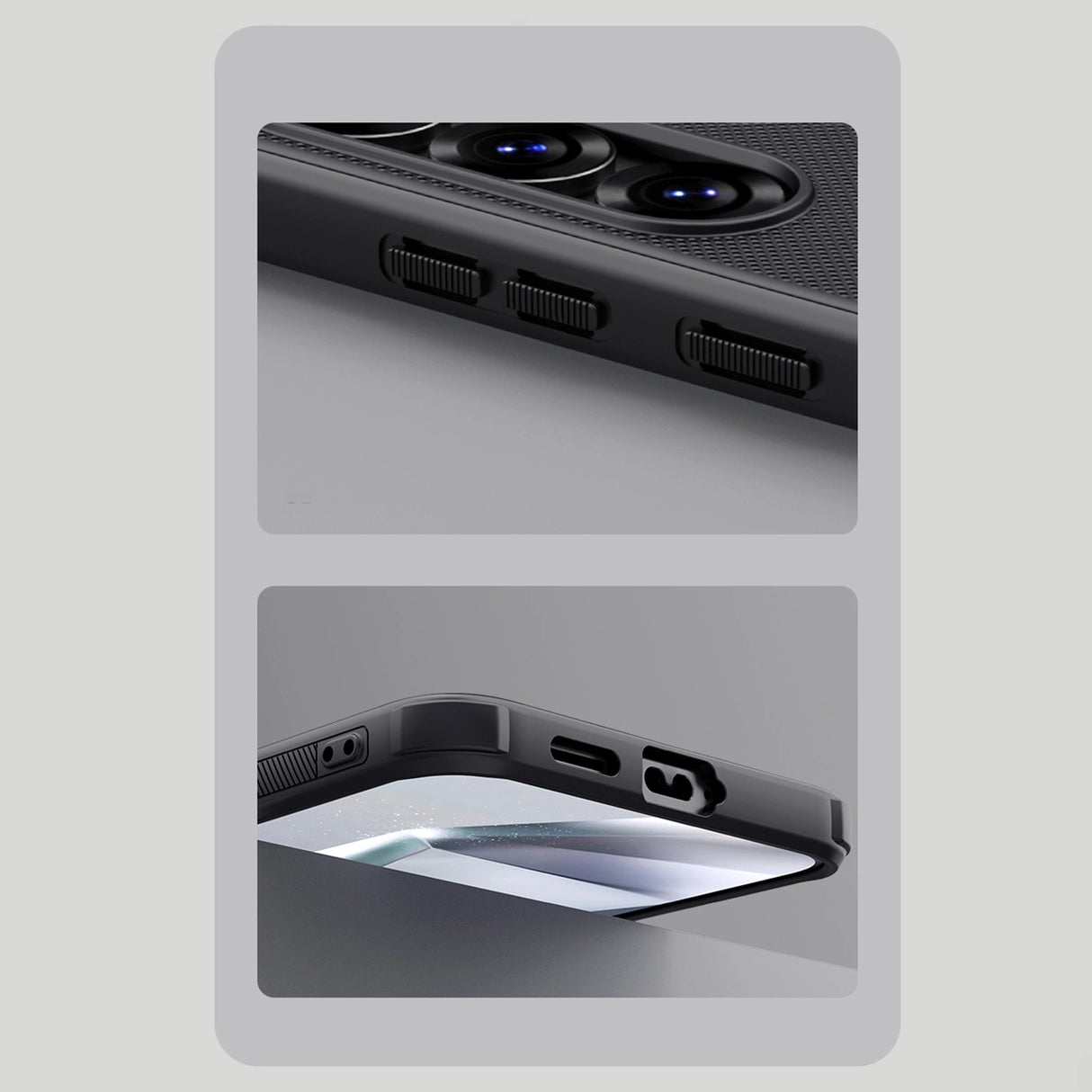 Nillkin Super Frosted Shield Pro Magnetic Case for Samsung S25+ with MagSafe - Black