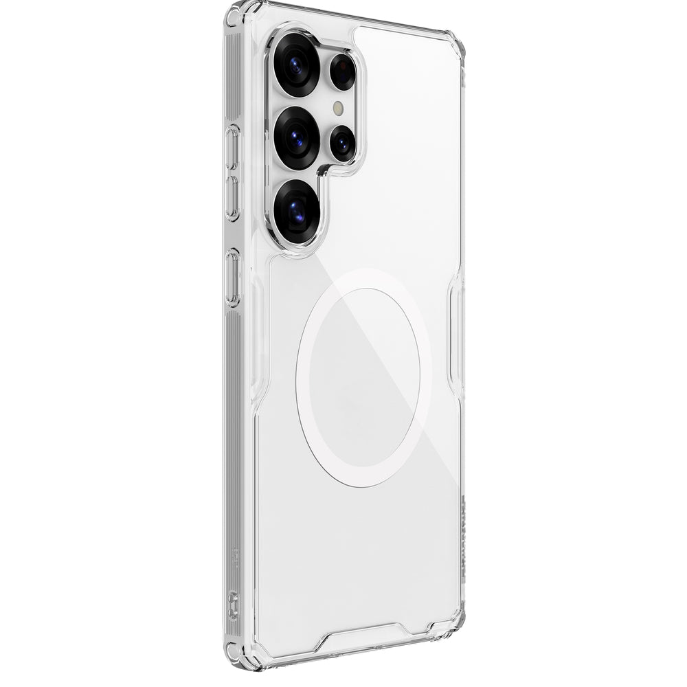 Nillkin Nature TPU Pro Magnetic Case med MagSafe til Samsung Galaxy S25 Ultra - Hvid