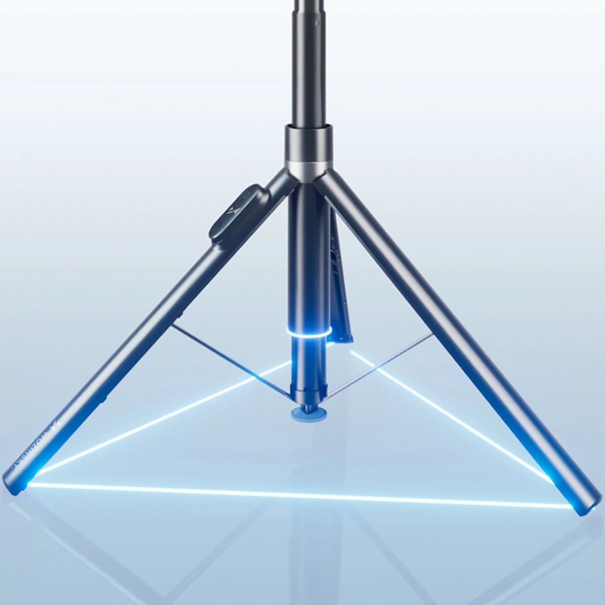 Selfie stick Wozinsky WRZP1 med automatisk udstrakte ben, stativ funktion, 1,7 m - sort