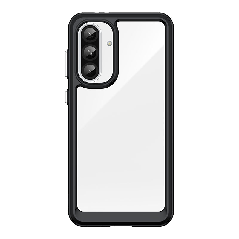 Outer Space Case til Samsung Galaxy A36 Cover med Flexible Frame - sort