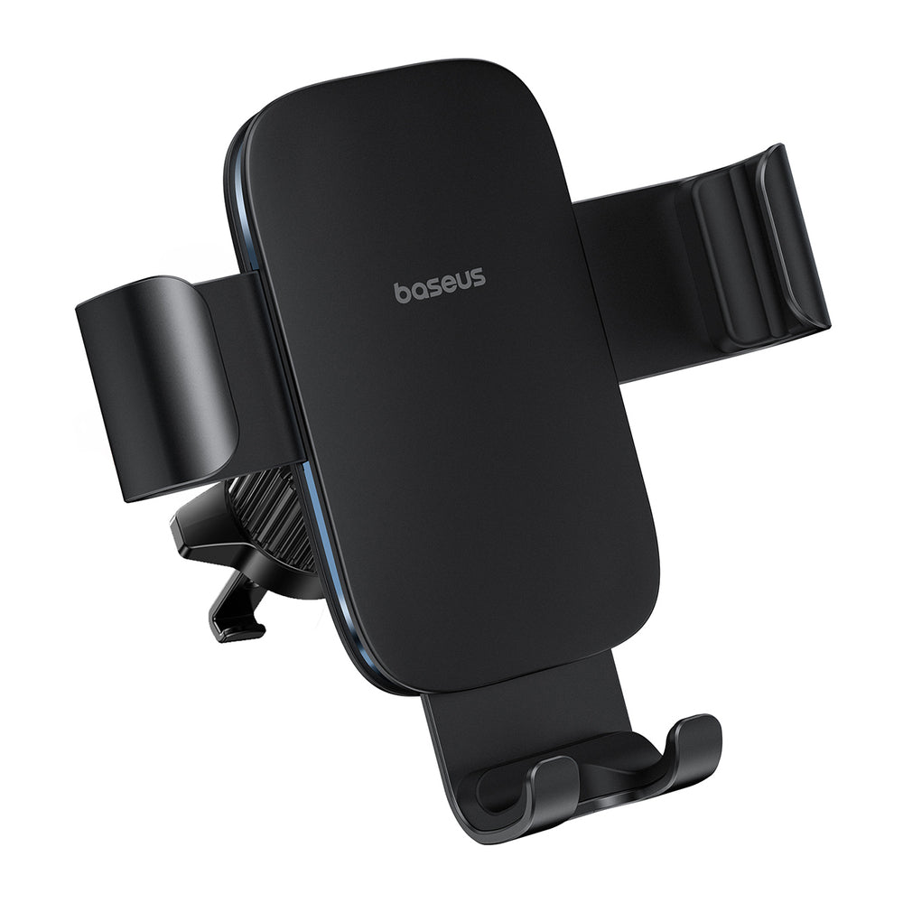Baseus Metal Age 3 Car Phone Holder, Gravity, for Air Vent - Black