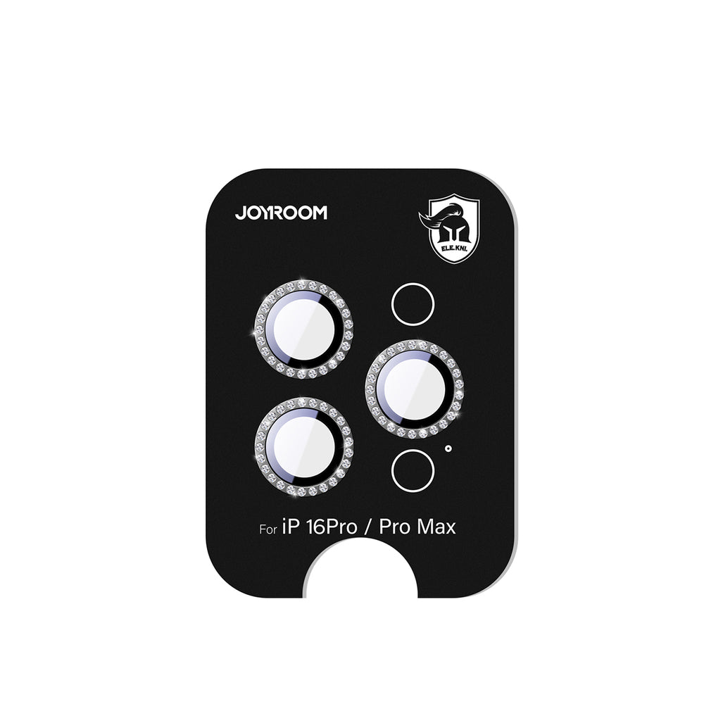Joyroom JR-MSJ0307 Glass skærmbeskytter til iPhone 16 Pro/16 Pro Max-objektiver - sort