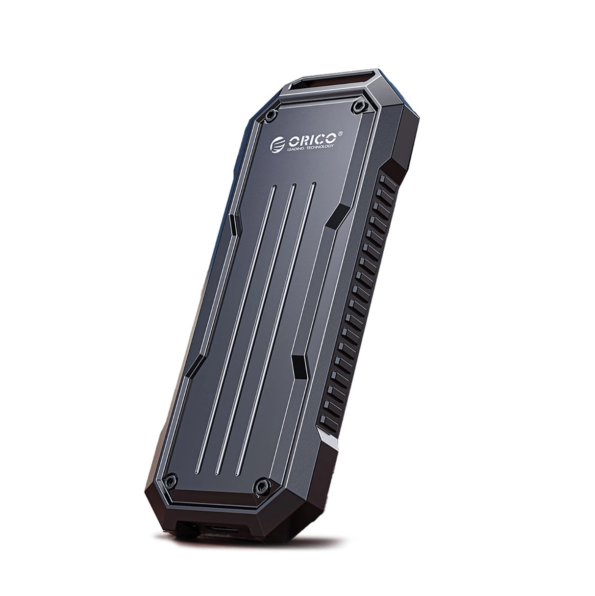 Orico OXS2C3-G2 M.2 NVMe/SATA SSD USB-C 3.2 Taktisk forstærket disk caddy - Grå