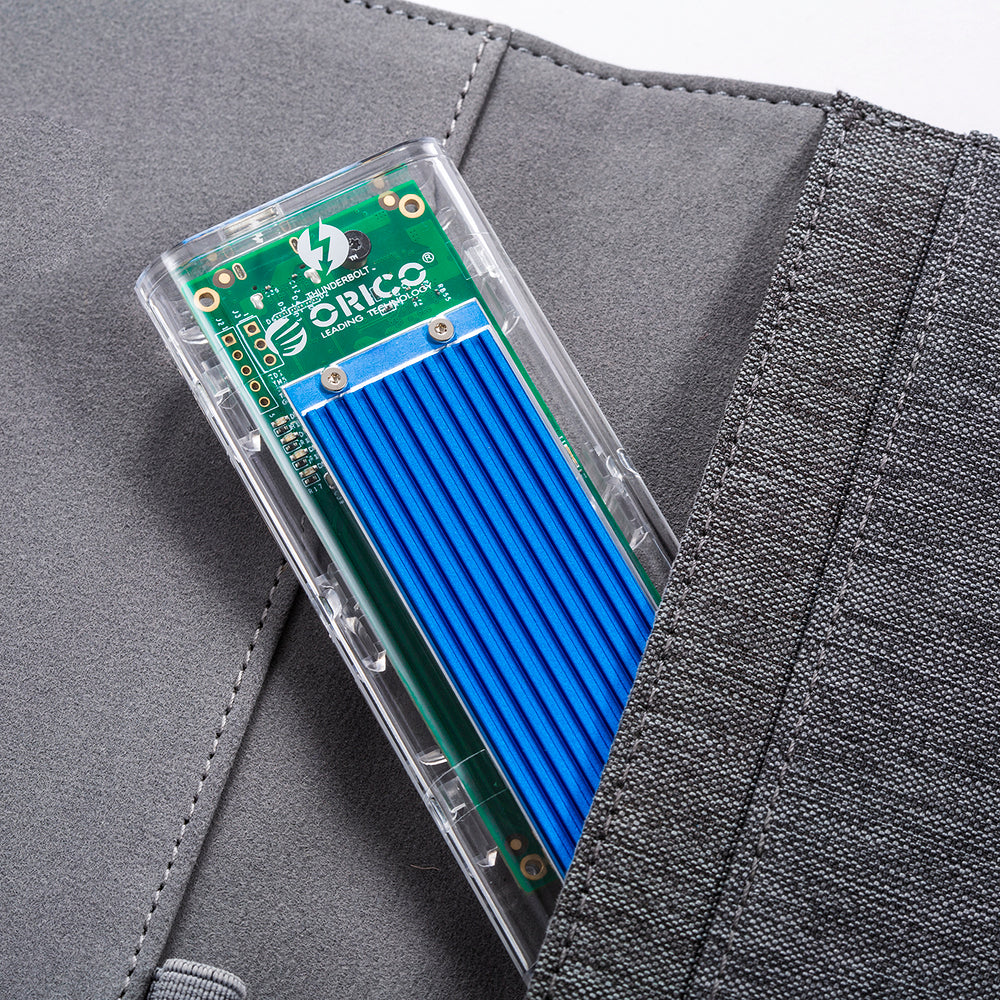 Orico TCM2-C3 M.2 NVME til USB-C 10Gb/s Disk Drive - Blå