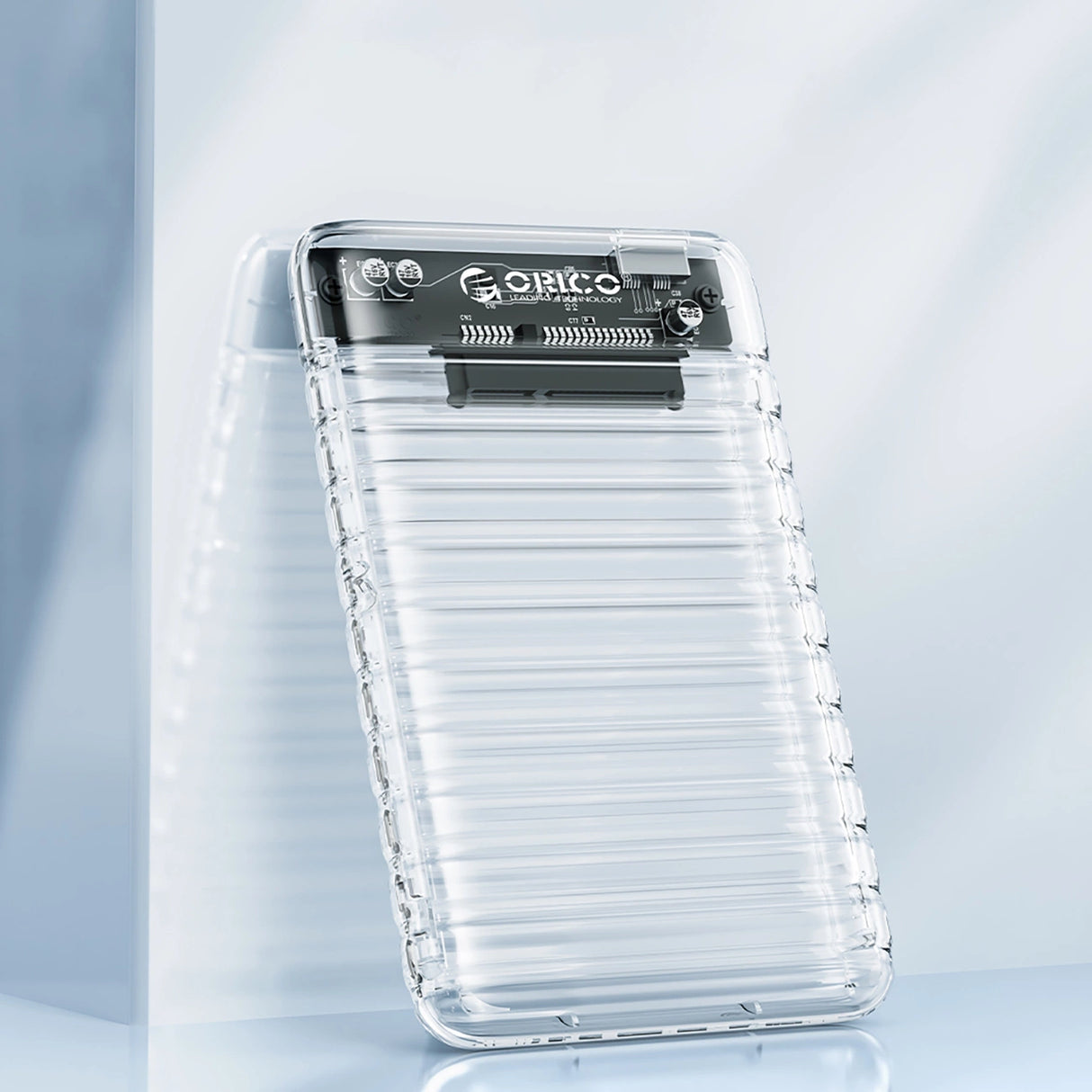 Orico 2139U3-V1 2.5" HDD/SSD USB Micro-B 5Gb/s Disk Drive - Gennemsigtig