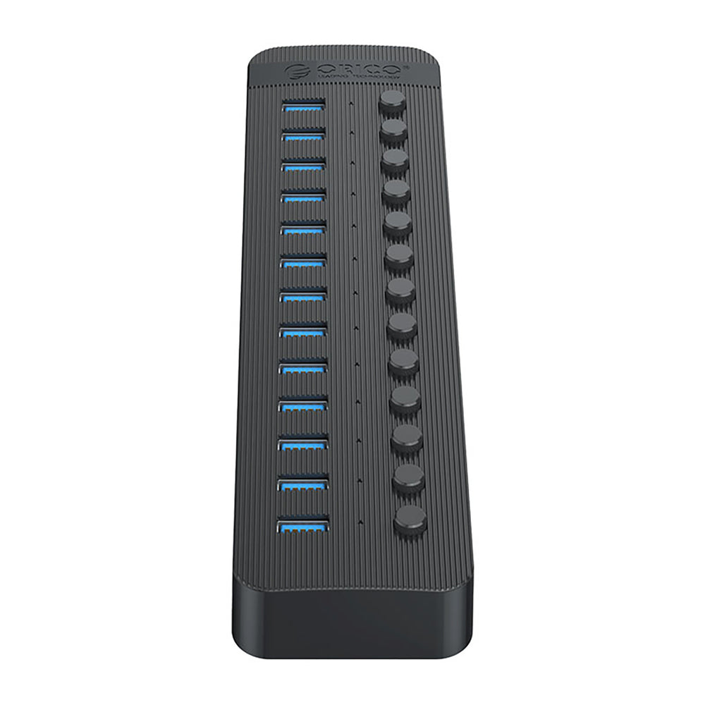 Orico CT2U3-13AB 13x USB-A 3.0 Hub with Switches - Black