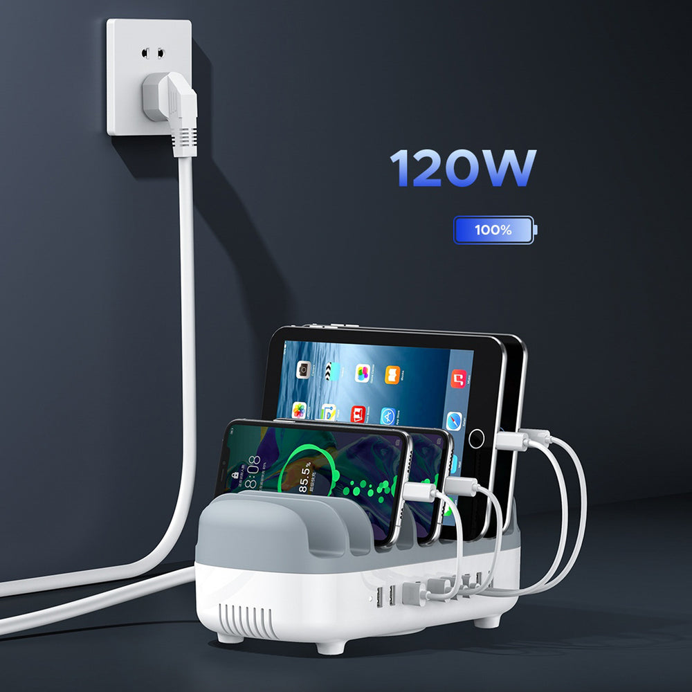 Orico DUK-10P-V1 Smart Ladestation 10 x USB-A - hvid