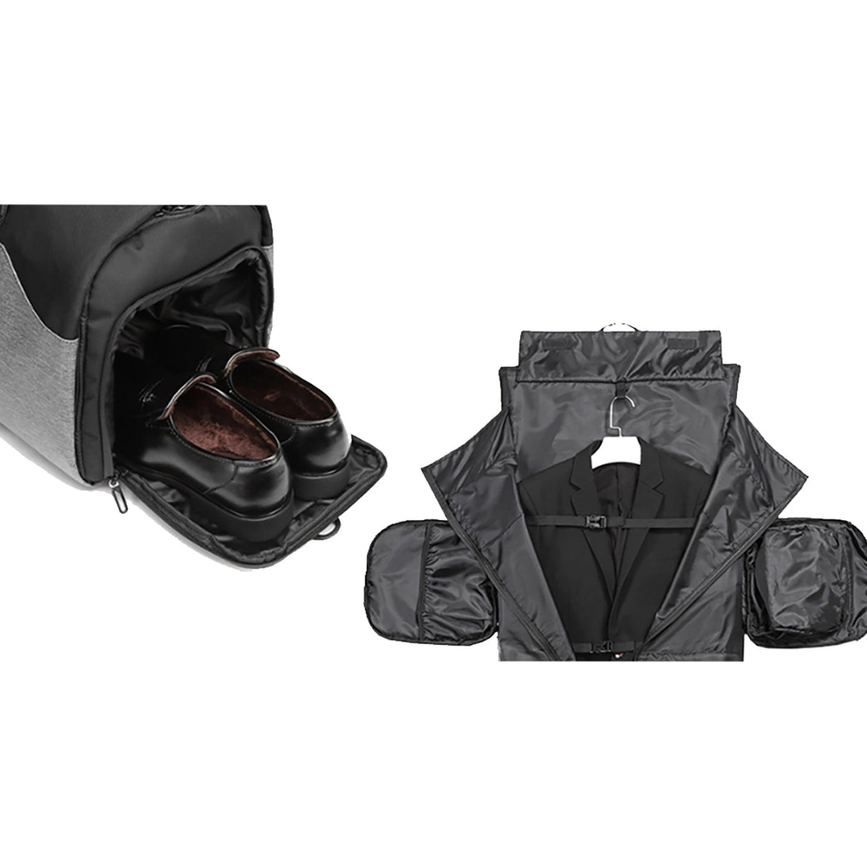 Wozinsky Premium Suit Travel Bag med våd lomme (45L) - sort