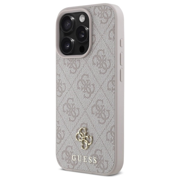 Guess Small Classic MagSafe iPhone 16 Pro Case - Pink