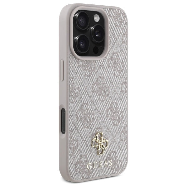 Guess Small Classic MagSafe iPhone 16 Pro Case - Pink