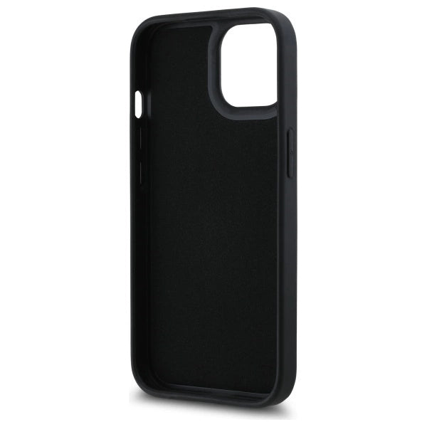 Karl Lagerfeld 3D Rubber Signature iPhone 15 Case - Black