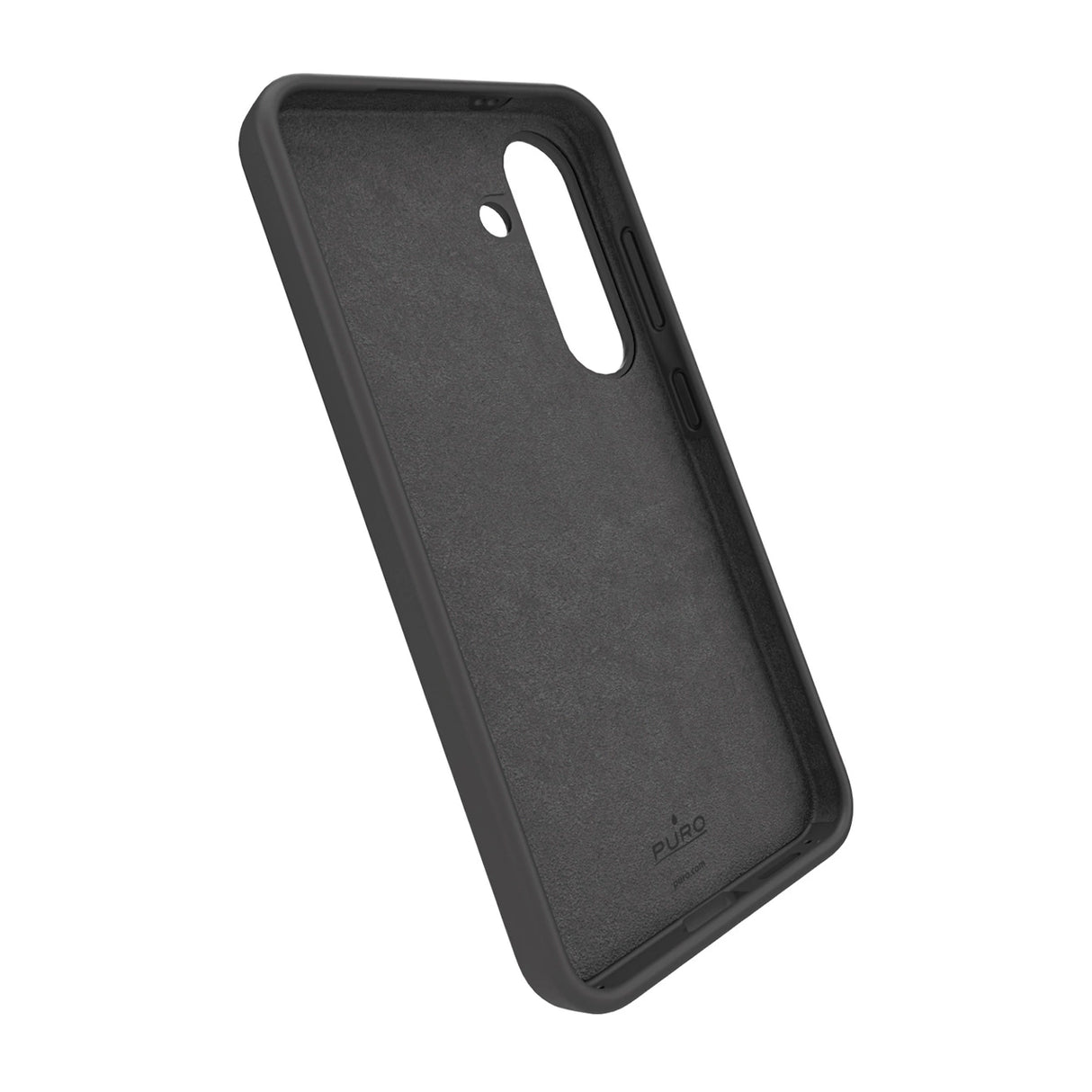 Puro Icon Silicone Case til Samsung Galaxy S25+ - sort
