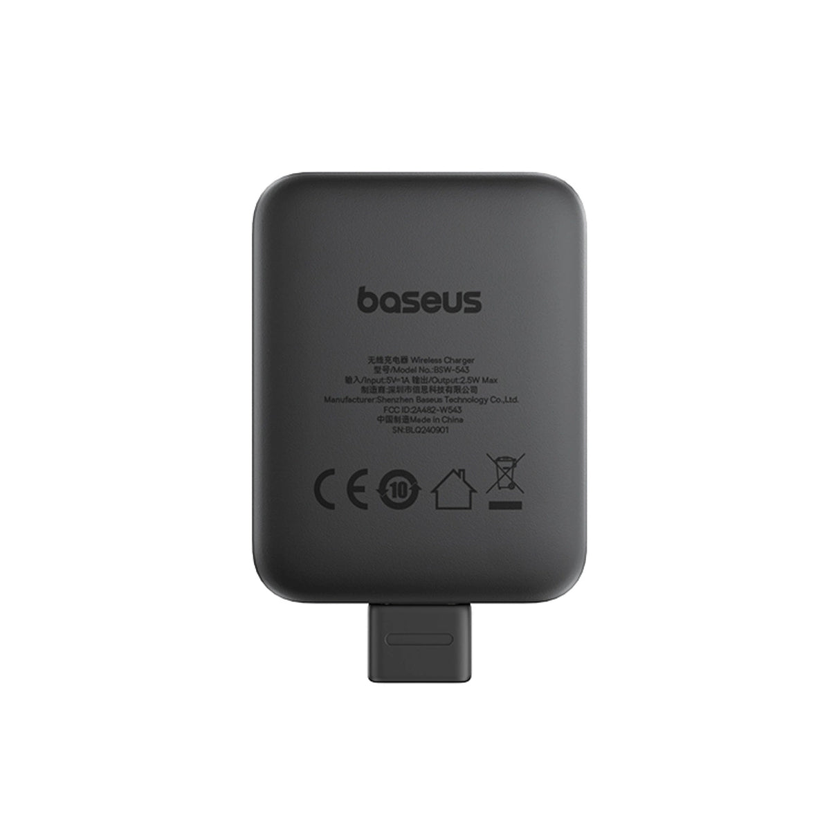 Baseus MagPro 2,5 W Magnetisk Induktiv Ladning til Apple Watch - sort