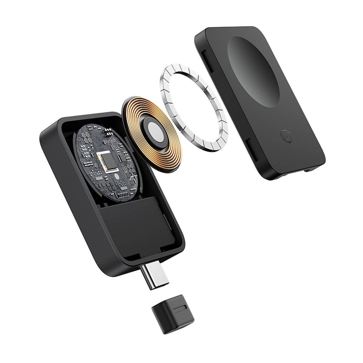 Baseus MagPro 2,5 W Magnetisk Induktiv Ladning til Apple Watch - sort