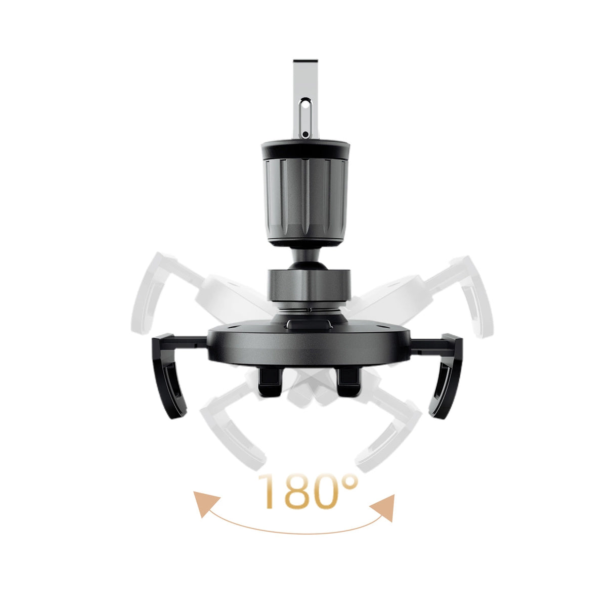 Dudao F2+ smartphone holder til luftventil, klemme - sort