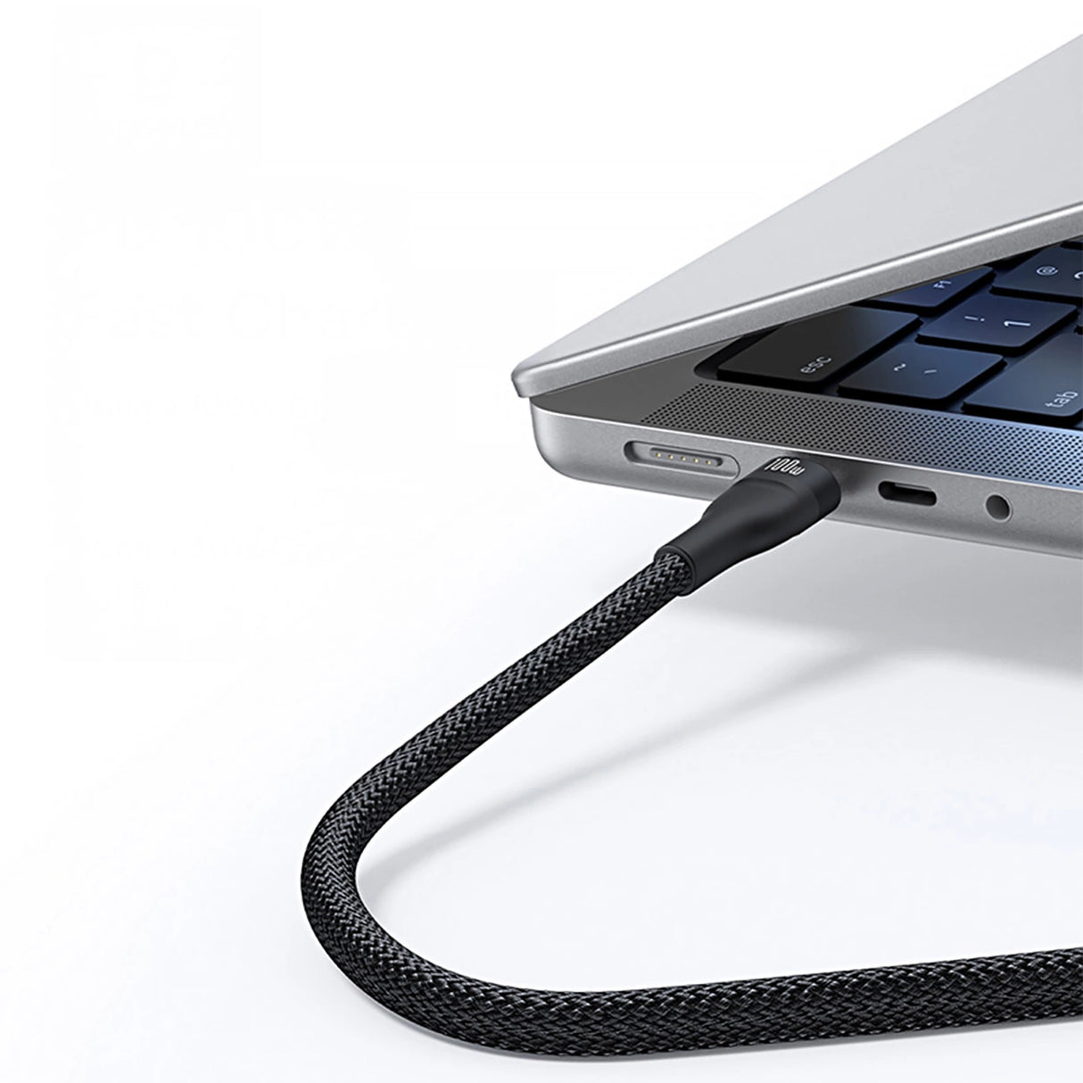 Baseus Flash Series 3 3in1 kabel 100W USB-C - USB-C + USB-C + Lightning 1,5 m + 3 x 0,25 m - sort