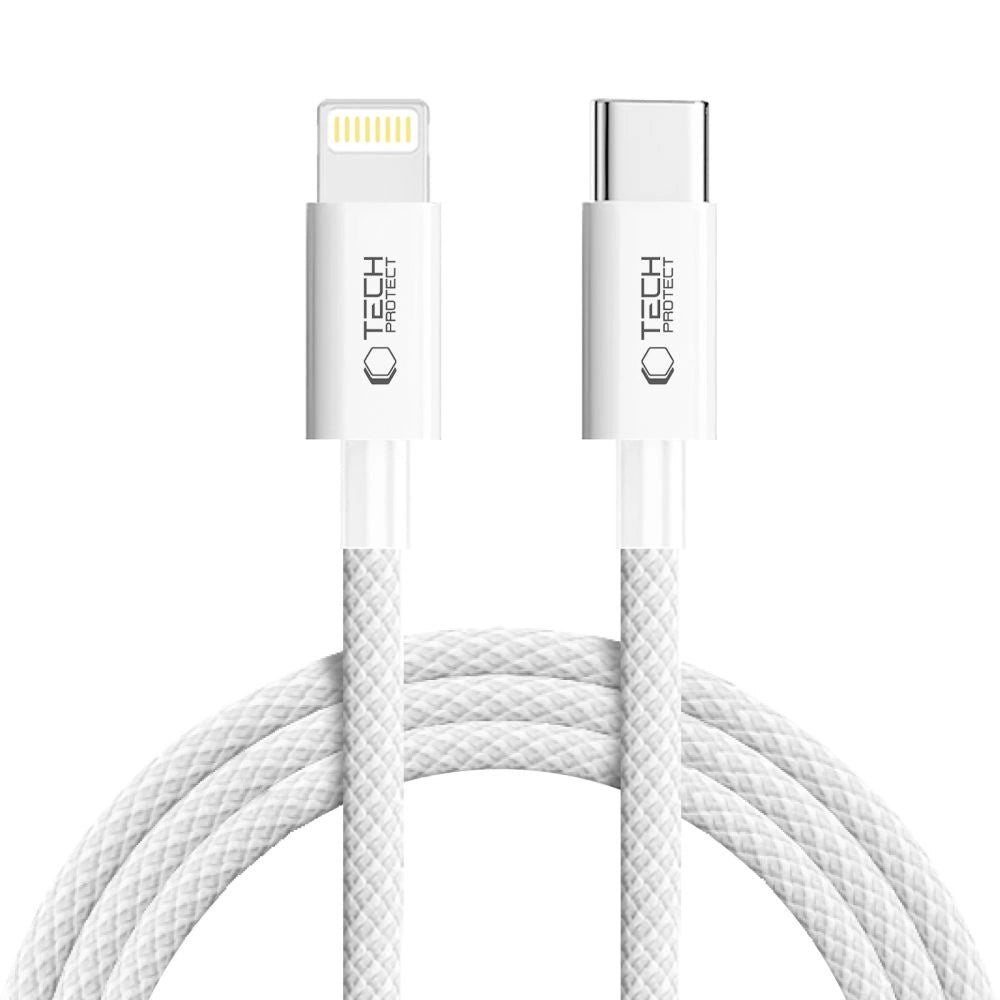 Tech-Protect UltraBoost USB-C / Lightning PD27W/3A kabel 200 cm - grå