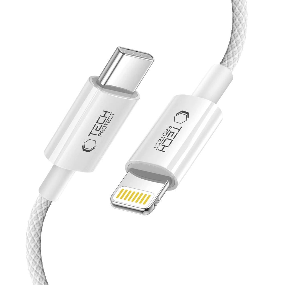 Tech-Protect UltraBoost USB-C / Lightning PD27W/3A kabel 200 cm - grå