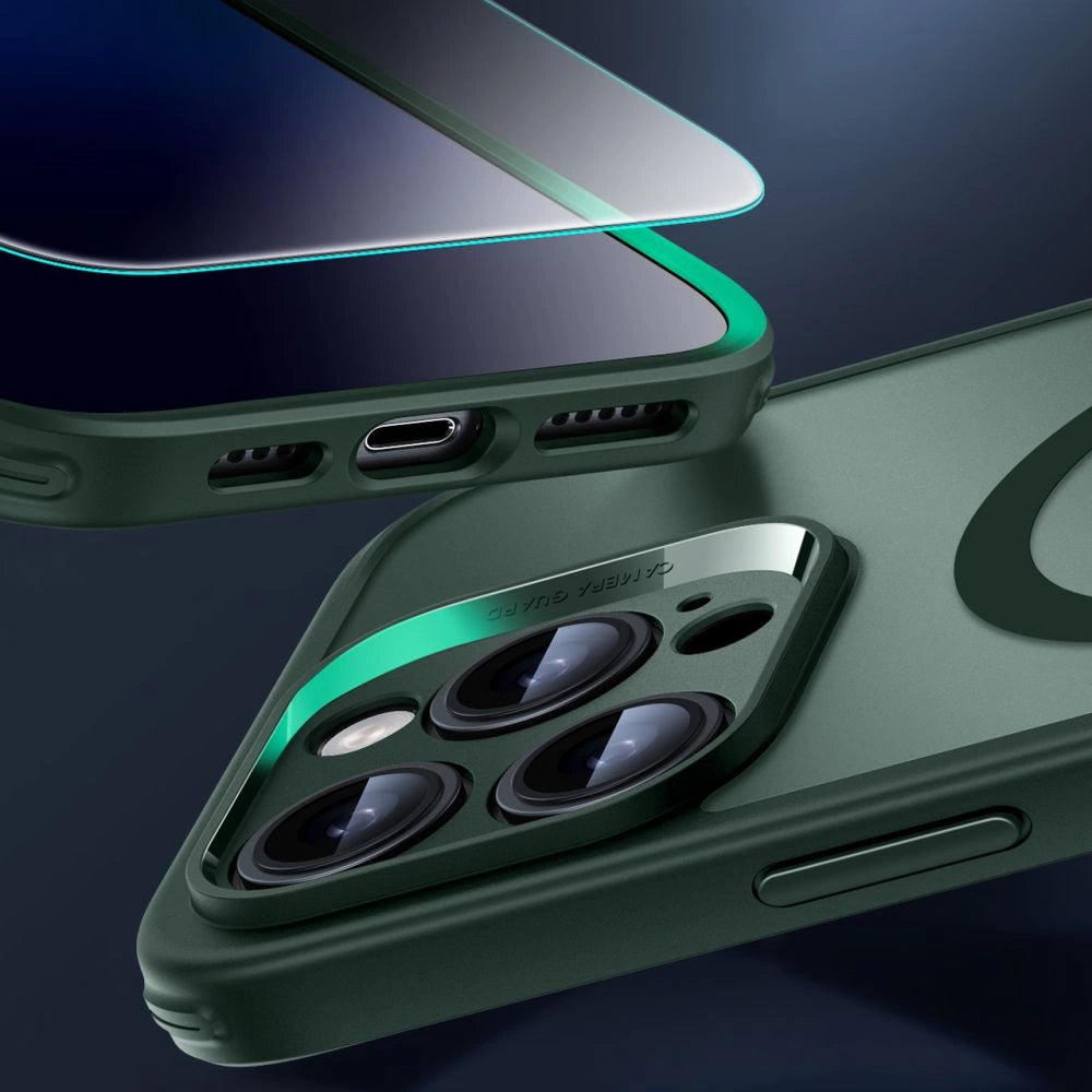 ESR Classic Pro Set Halolock MagSafe Case for iPhone 16 Pro Max - Green