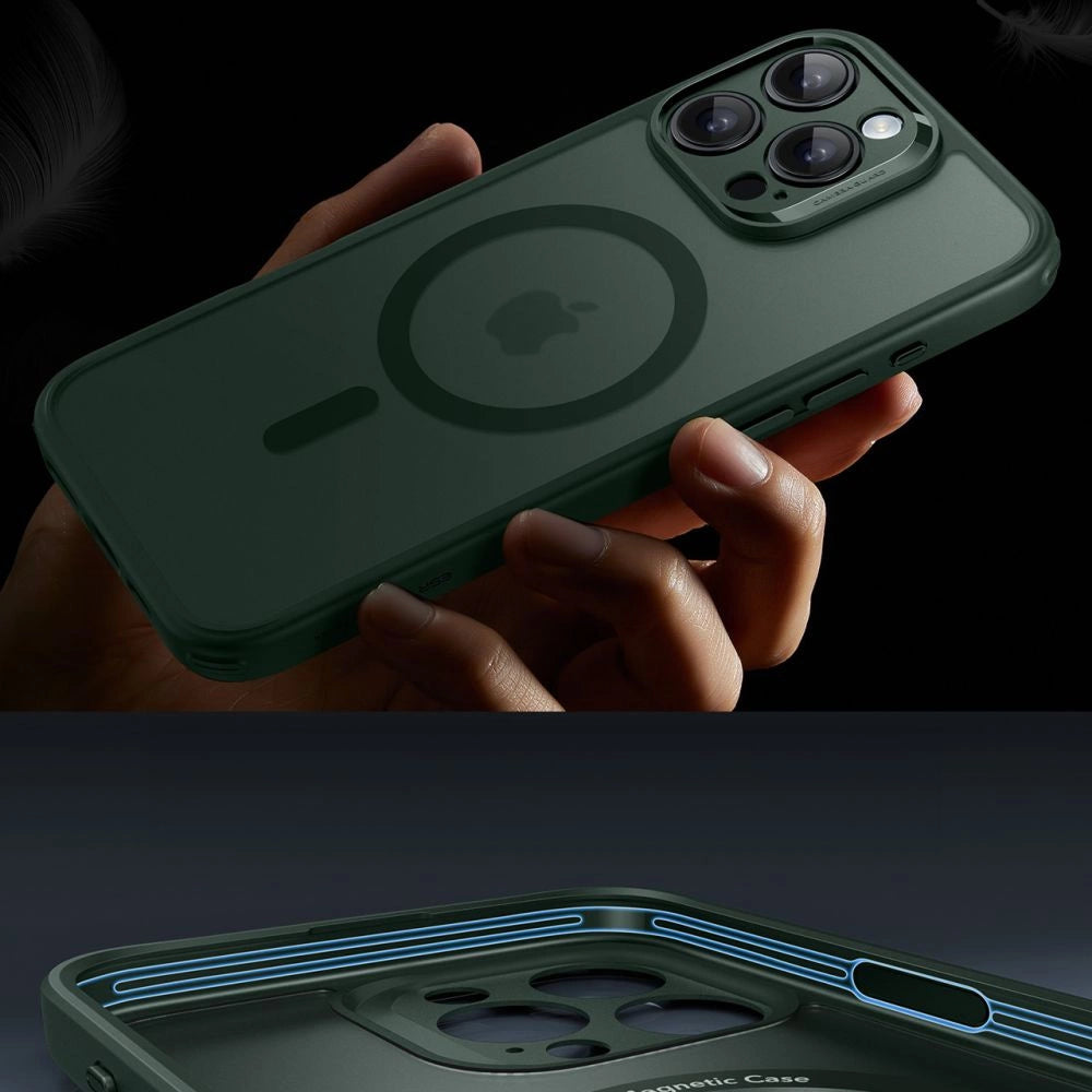 ESR Classic Pro Set Halolock MagSafe Case for iPhone 16 Pro Max - Green