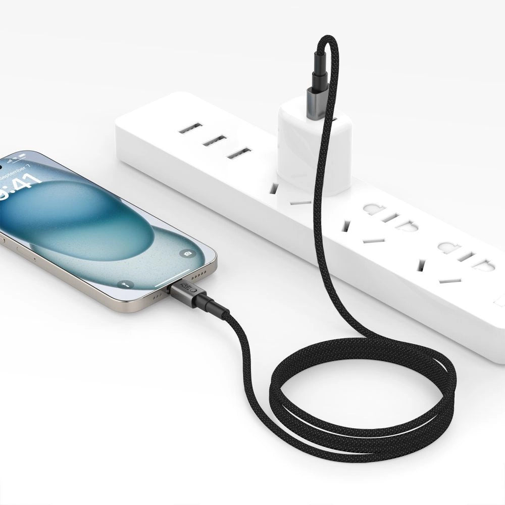 Tech-Protect UltraBoost DNA USB-A / Lightning kabel 15W/2.4A 200 cm - grå