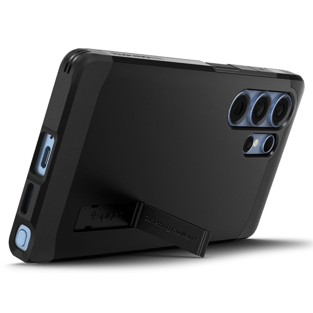 Spigen Tough Armor MagSafe Case til Samsung Galaxy S25 Ultra - sort