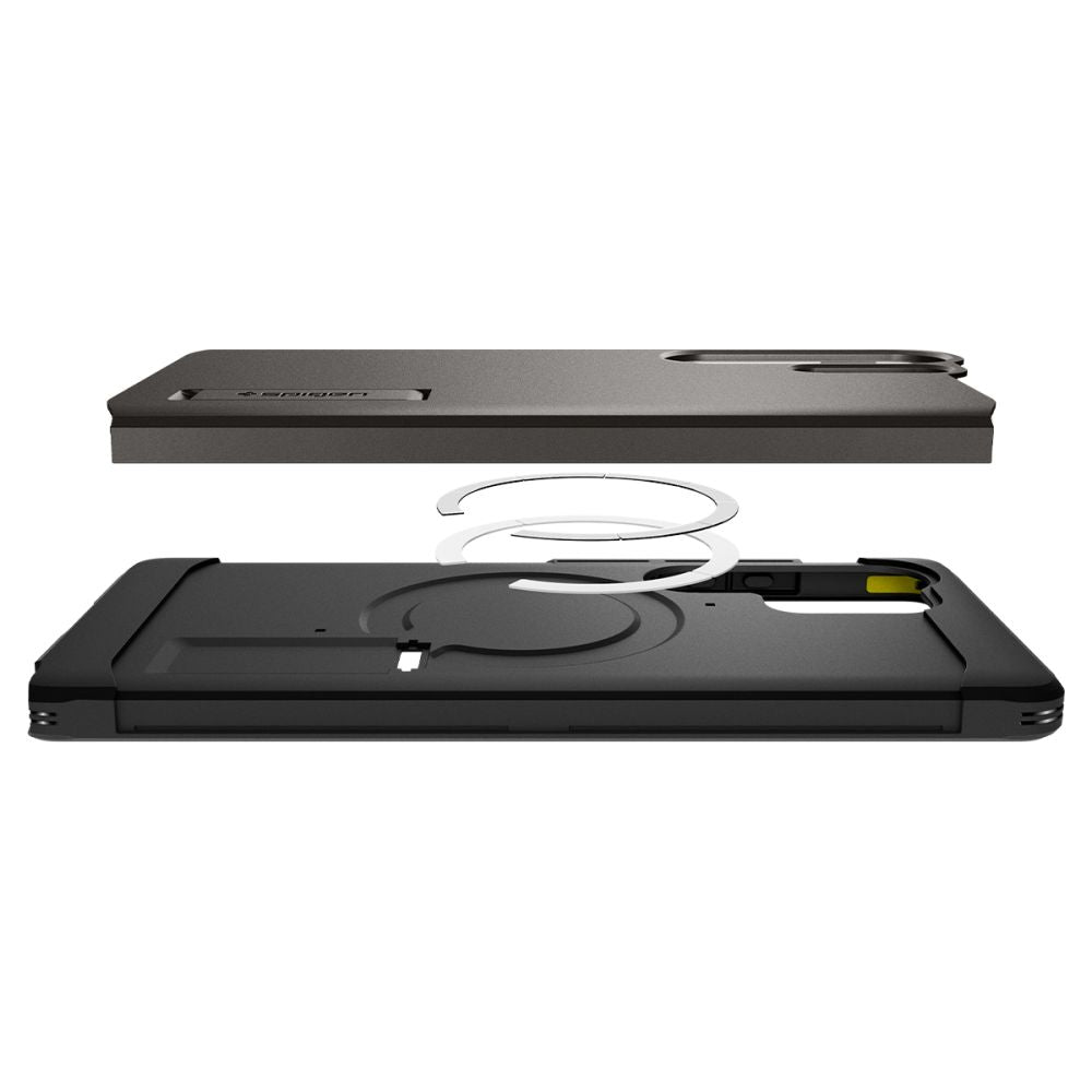 Spigen Tough Armor MagSafe Case til Samsung Galaxy S25 Ultra - Grå