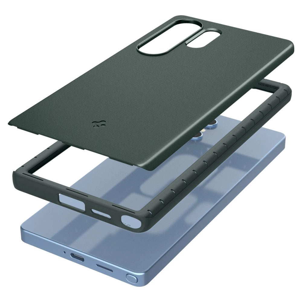 Spigen Thin Fit Mag Case til Samsung Galaxy S25 Ultra - Grøn