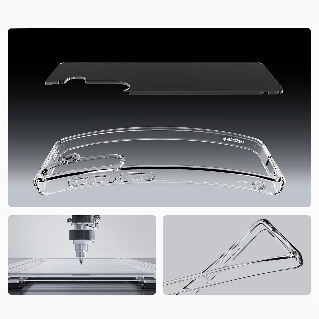 Spigen Ultra Hybrid Case til Samsung Galaxy S25+ - Gennemsigtig