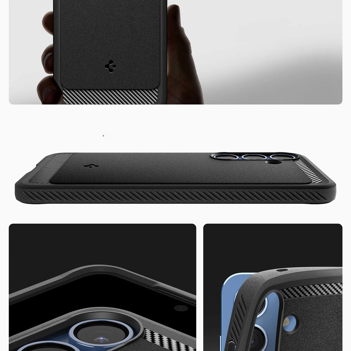 Spigen Rugged Armor Mag MagSafe Case for Samsung Galaxy S25 - Matte Black