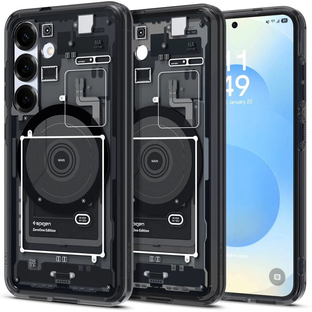 Spigen Ultra Hybrid Mag Case til Samsung Galaxy S25 Zero One - sort