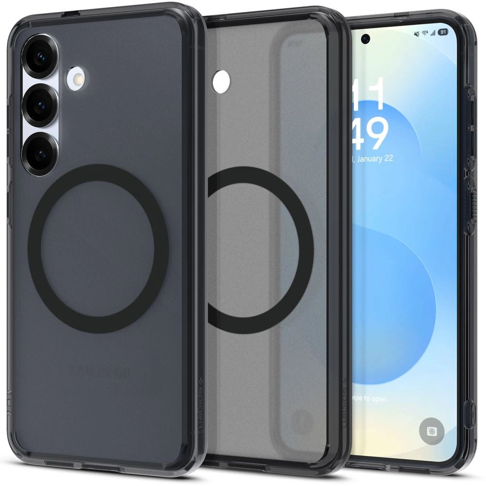 Spigen Ultra Hybrid Mag Case til Samsung Galaxy S25 Zero One - sort