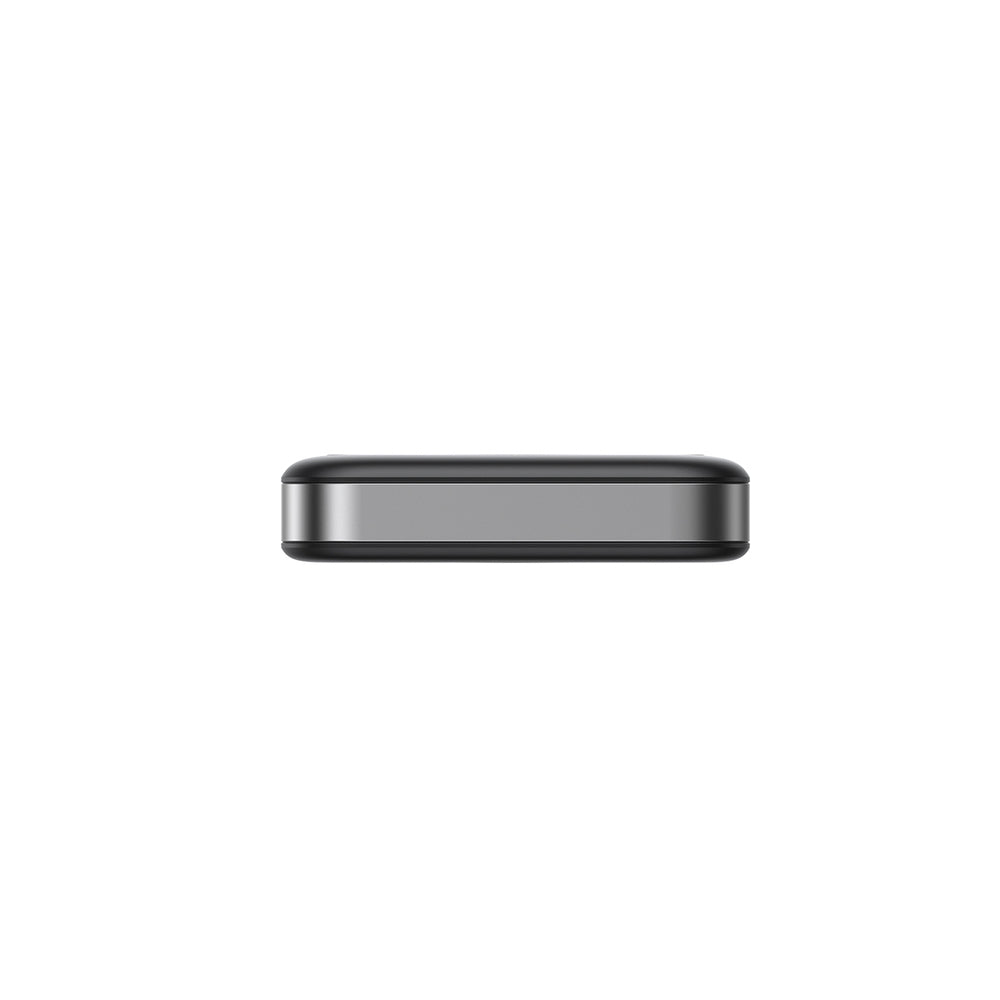 Joyroom JR-PBM12 Power Bank 10000mAh 22,5W MagSafe Kompatibel, 15W trådløs opladning, med ringbase - sort