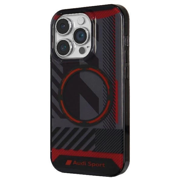 Audi IML Sport MagSafe Case iPhone 14 Pro Max 6.7" black/black hardcase AU-IMLMIP14PM-RSQ/D2-BK