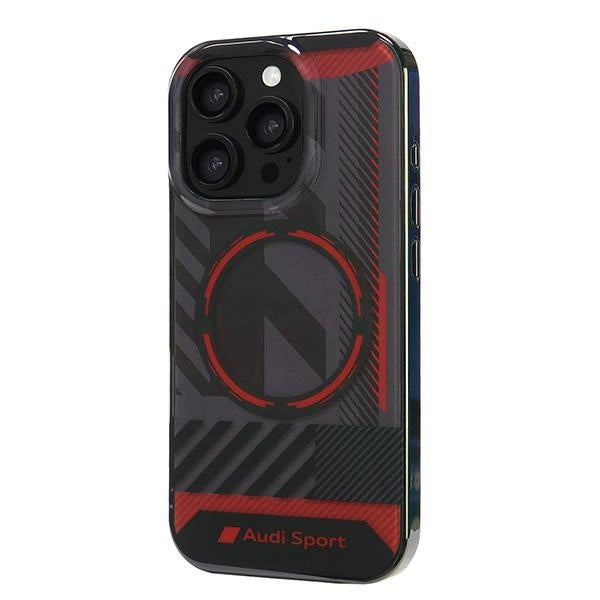 Audi IML Sport MagSafe iPhone 16 Pro 6.3" black/black hardcase AUS-IMLMIP16P-RSQ/D2-BK