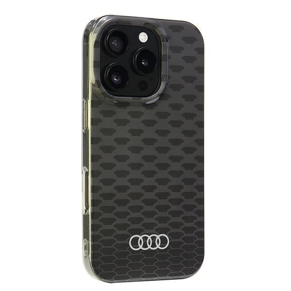 Audi IML Stitching Pattern MagSafe iPhone 16 Pro 6.3" sort/sort hardcase AU-IMLMIP16P-Q5/D3-BK