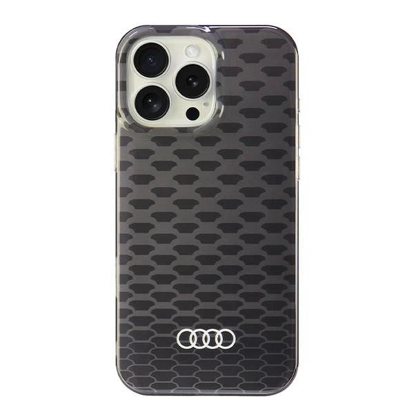 Audi IML Stitching Pattern MagSafe iPhone 16 Pro Max 6.9" sort/sort hardcase AU-IMLMIP16PM-Q5/D3-BK