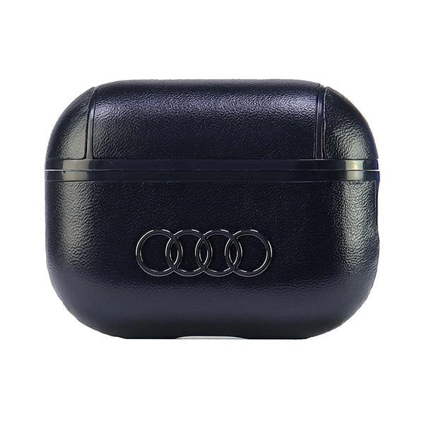 Audi Leather Big Logo AirPods Pro 2 cover sort/sort AU-APP2-GT/D3-BK