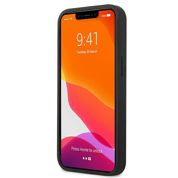 Guess GUHCP13M4GMGGR iPhone 13 / 14 / 15 6.1" gray/gray hardcase 4G Big Metal Logo