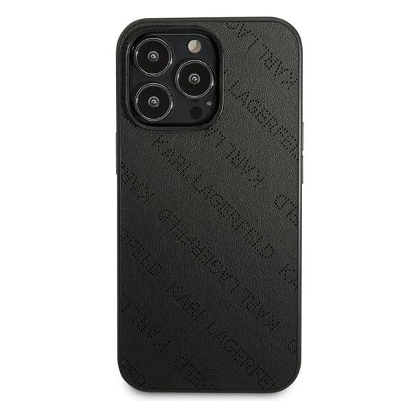 Karl Lagerfeld Perforated Allover Case for iPhone 13 Pro / 13 6.1" - Black