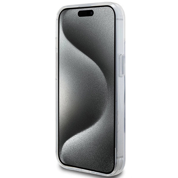 Karl Lagerfeld KLHMP15SHMRSKCH iPhone 15 / 14 / 13 6.1" white/white hardcase Ring Stand Karl&Choupette MagSafe