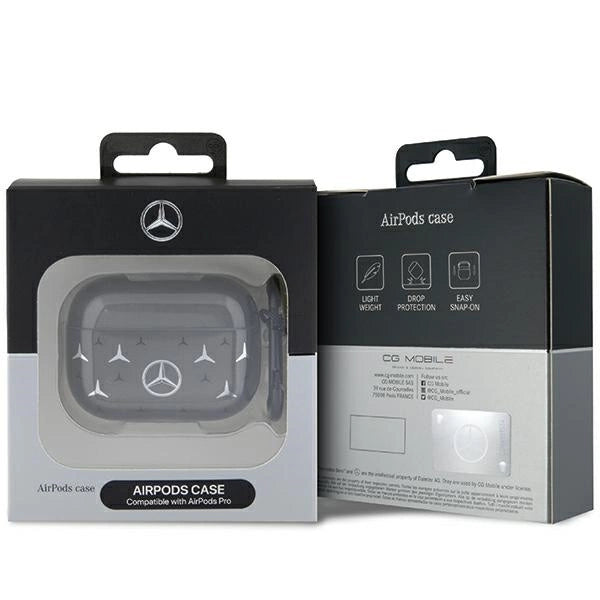 Mercedes MEAP8DPMGS AirPods Pro cover sort/sort Stor stjerne mønster