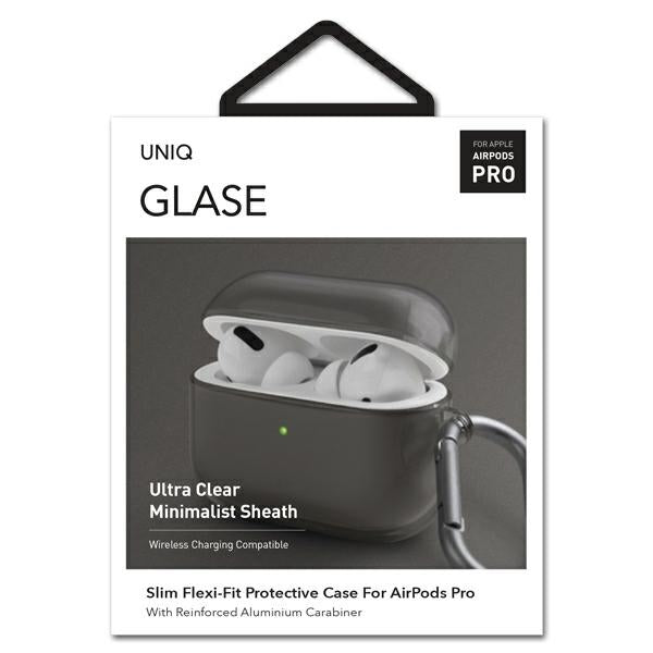 Uniq Glase AirPods Pro-kasse røget/røg