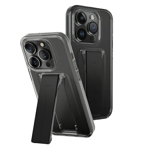 Uniq case Heldro Mount med Stand iPhone 15 Pro Max 6.7" røg/damp røg